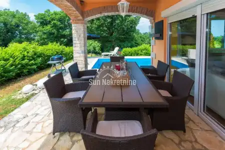 LABIN, ISTRIA, BEAUTIFUL DETACHED HOUSE WITH SWIMMING POOL