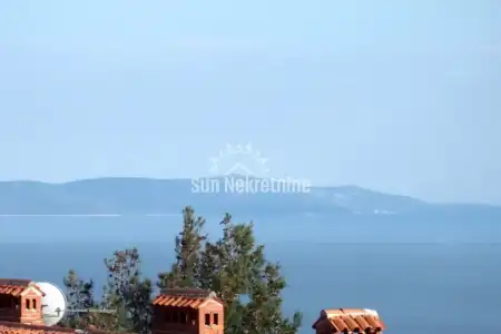 RABAC, ISTRIEN, GERÄUMIGE WOHNUNG MIT PANORAMA-MEERBLICK